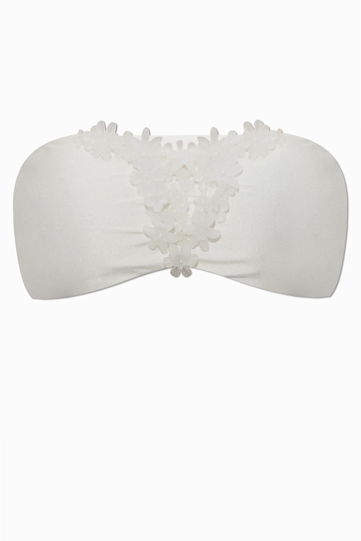 WHITE Swimsuit top Ursula