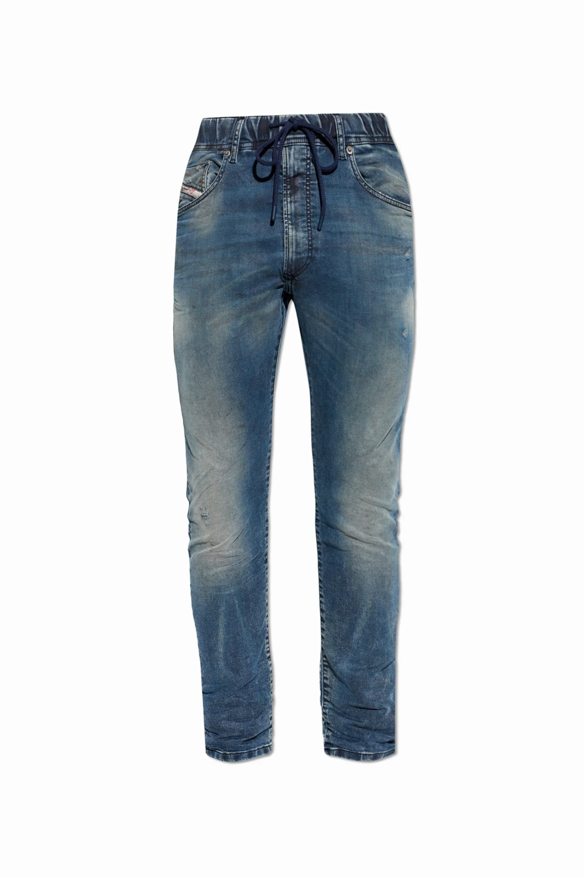 GRANATOWY Jeansy ‘E-KROOLEY JOGG’