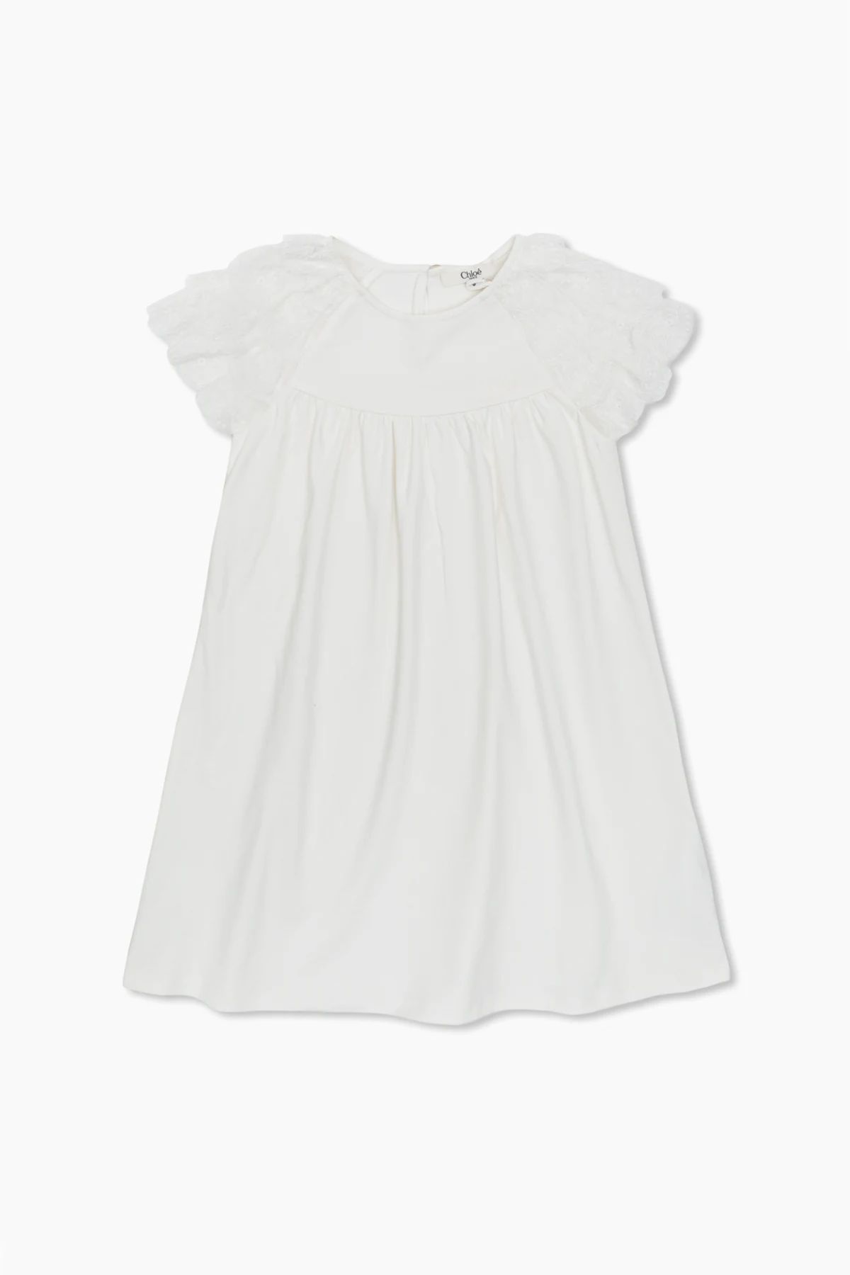 BIAŁY  Bawełniana sukienka