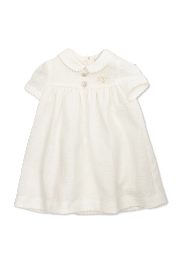 WHITE Set: dress and shorts