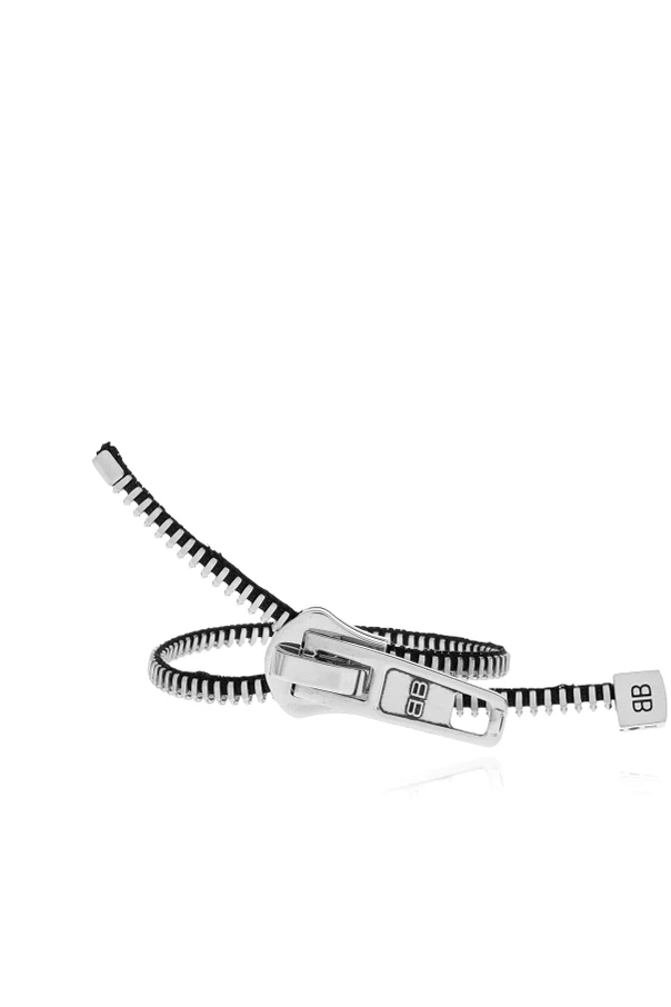 SREBRNY Bransoleta z motywem zamka