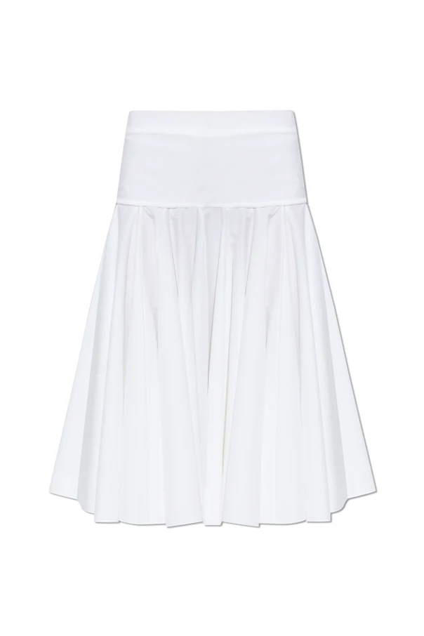 WEISS Rock mit kürzerem Rücken