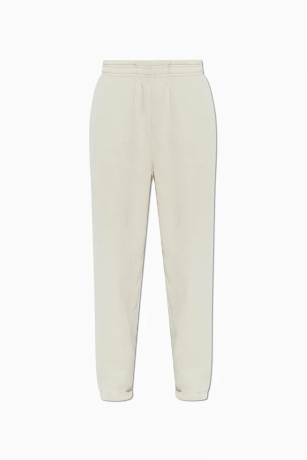 cream Cotton sweatpants