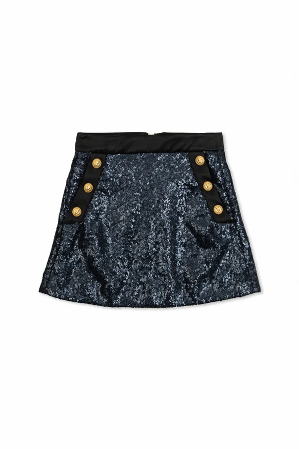 SCHWARZ Rock mit Verschluss