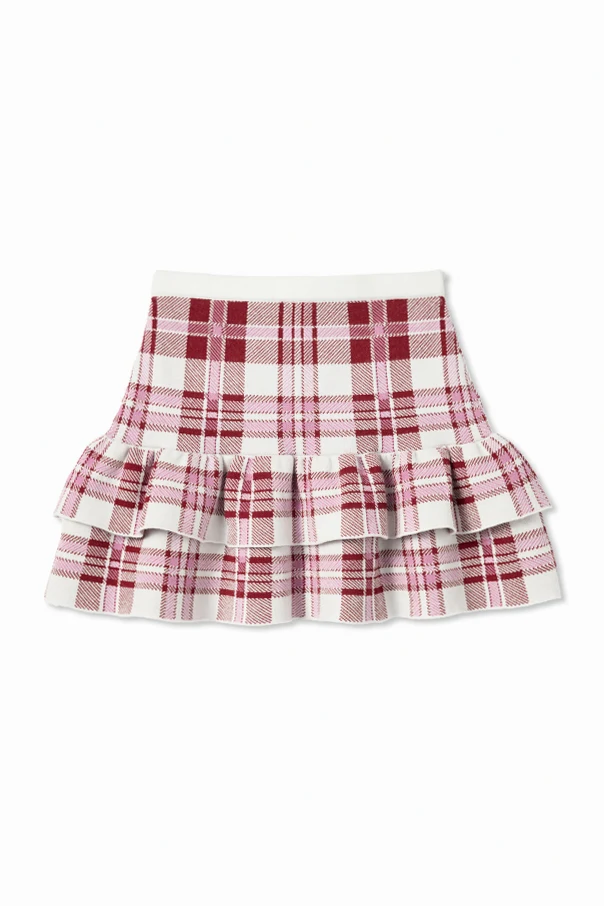 BORDO Spódnica ze wzorem w kratę