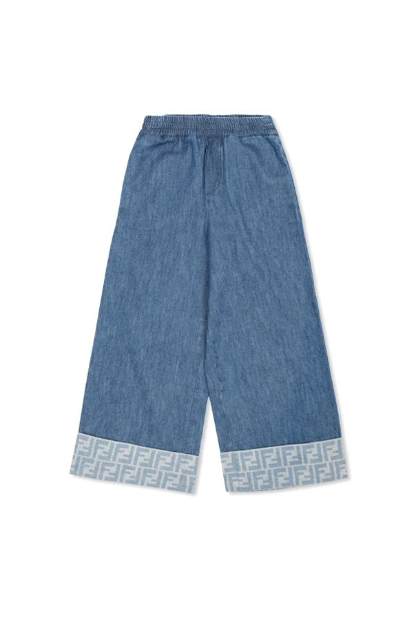 BLAU Jeans mit weitem Bein