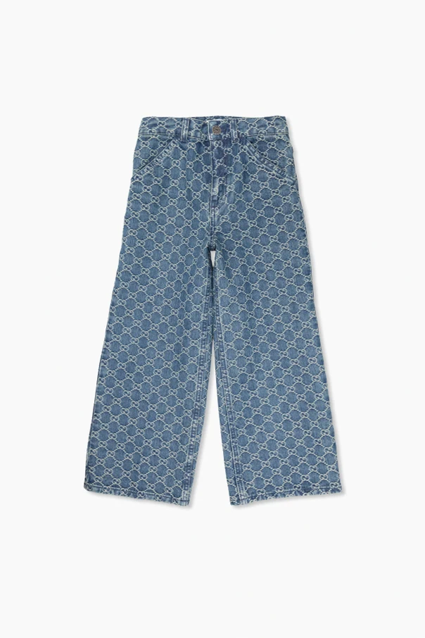 BLUE Monogram jeans