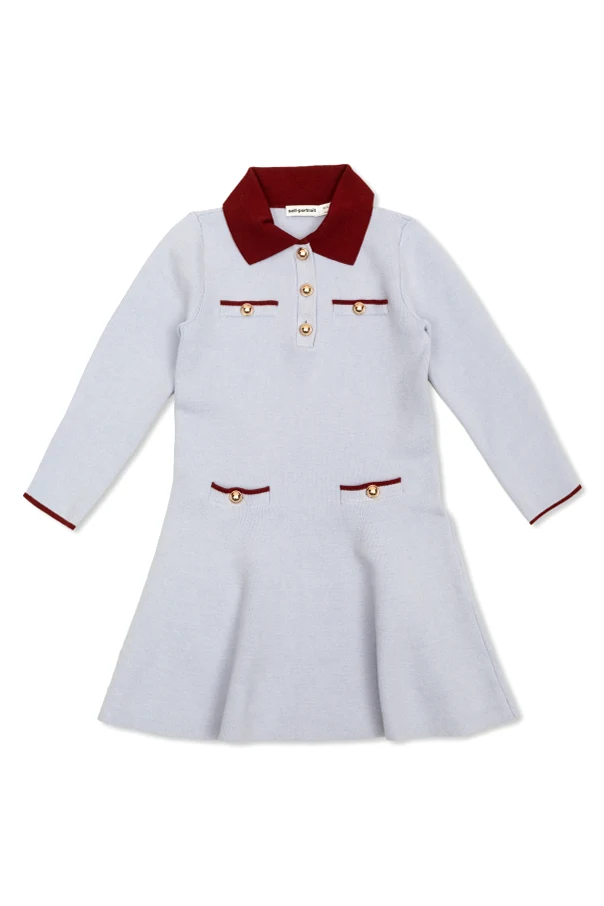 HELLBLAU Baumwollkleid