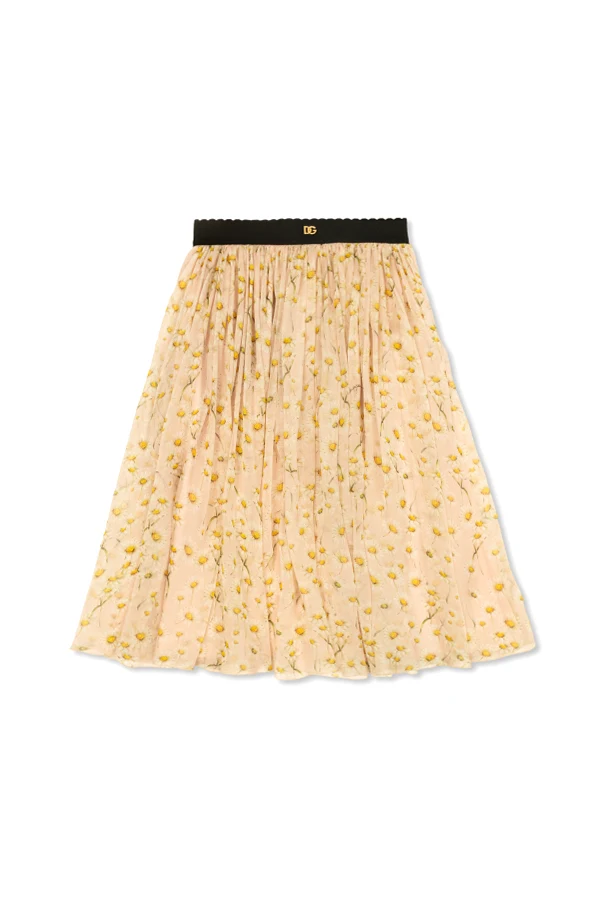 ROSA Rock mit Blumenmuster