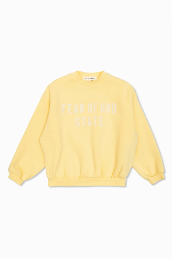 YELLOW  Sweatshirt with embroidered logo