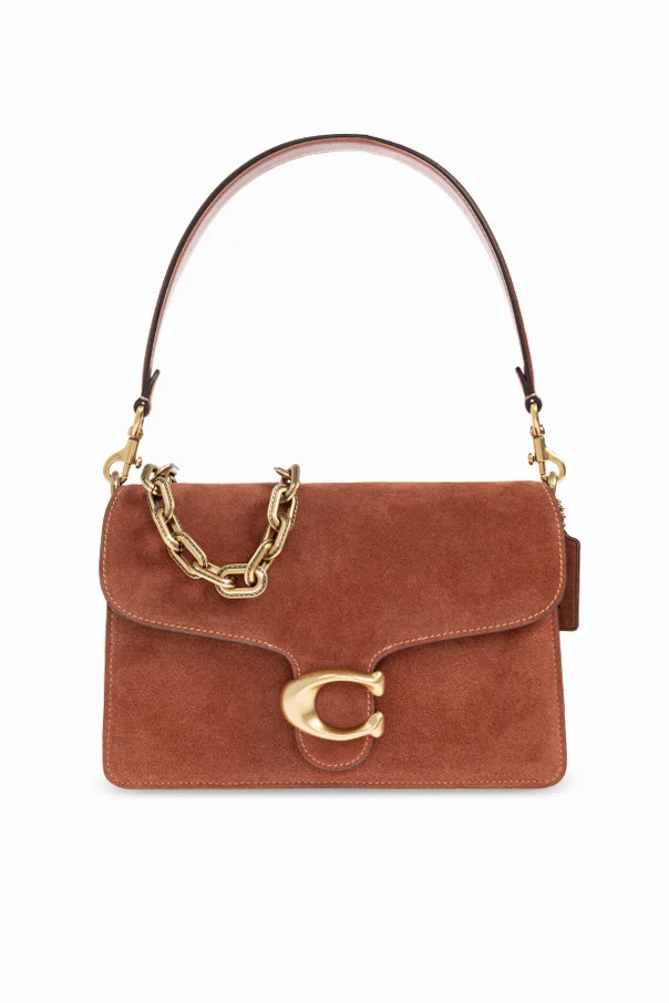 BRAUN Schultertasche aus Wildleder „Tabby“