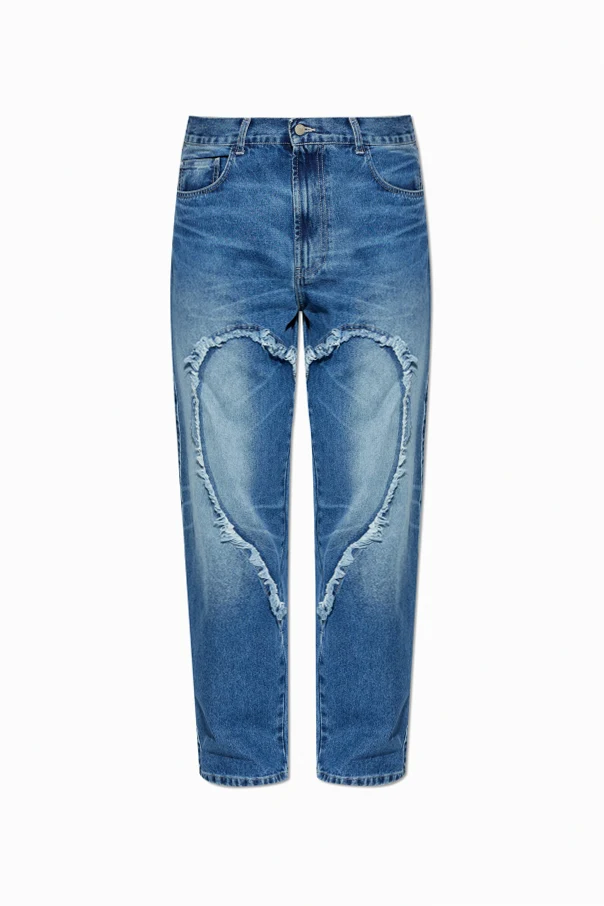 BLUE Jeans with a 'vintage' effect