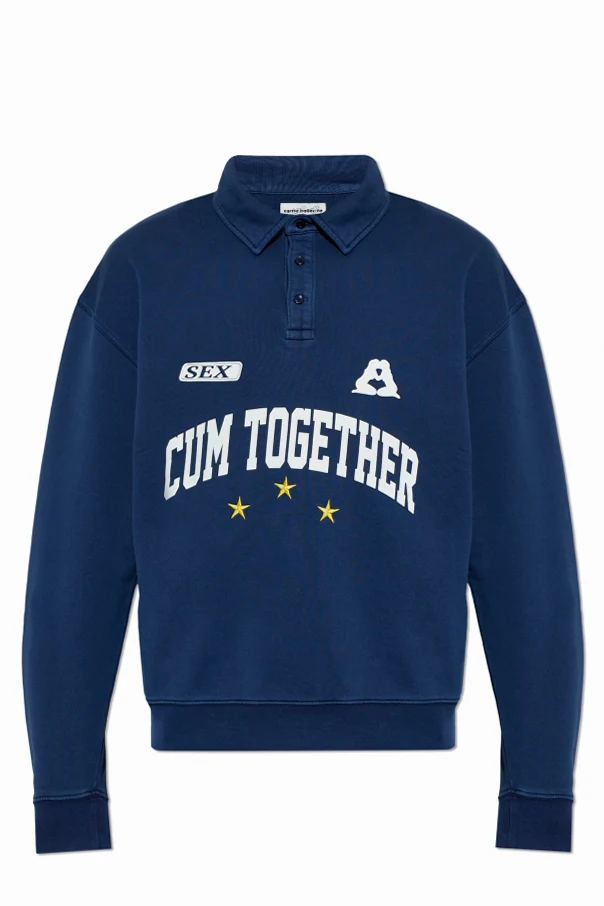 NAVY BLUE Long sleeve polo