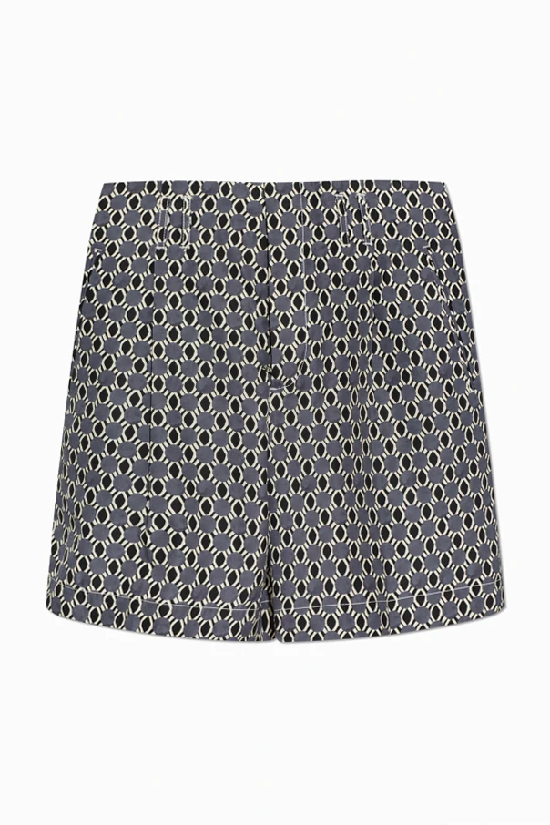 SZARY Wzorzyste szorty