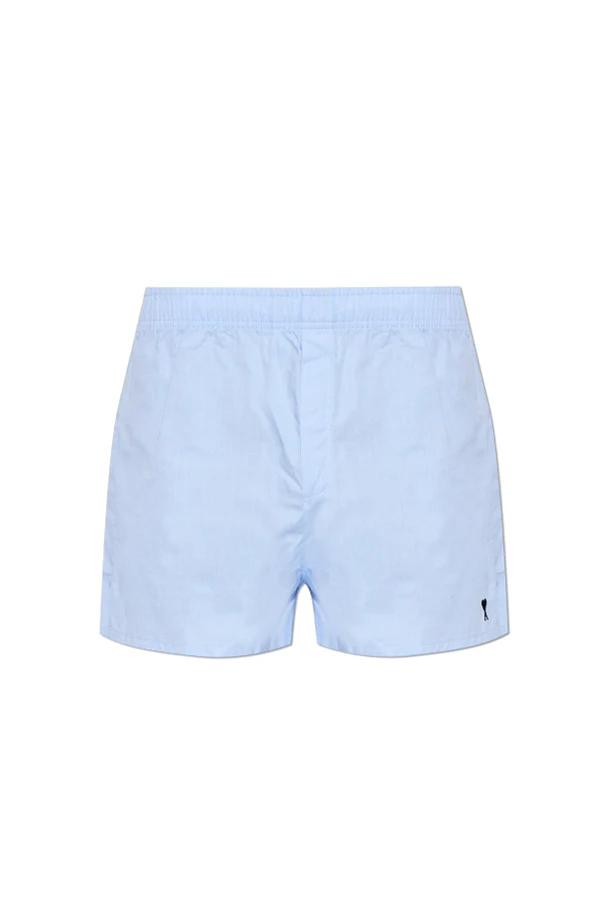 NIEBIESKI Bawełniane bokserki