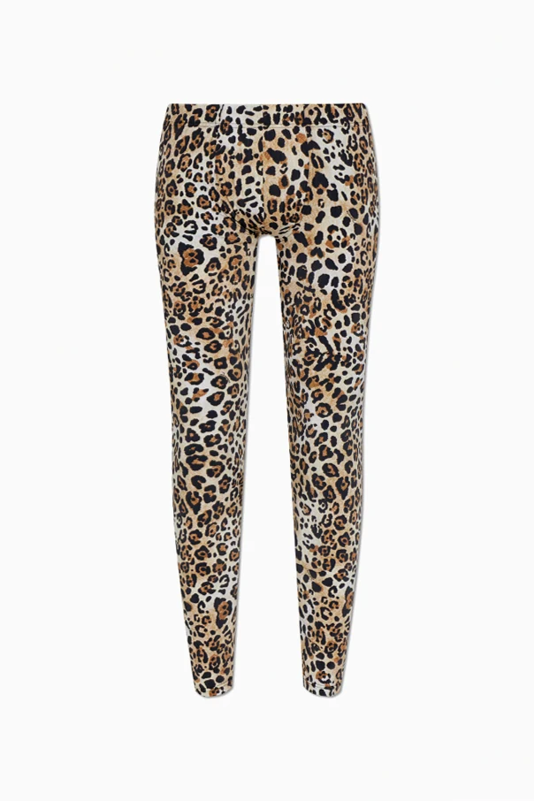 beżowy Legginsy z kolekcji `Underwear`