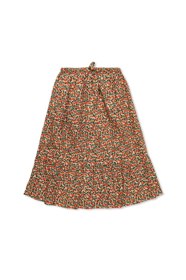 MEHRFARBIG Rock mit Fruchtmotiv