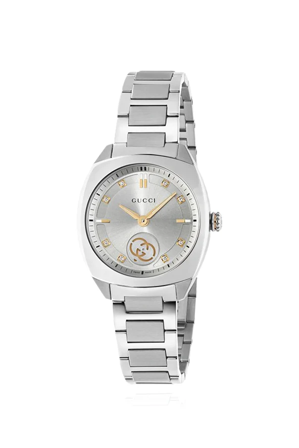 SILVER Watch with logo