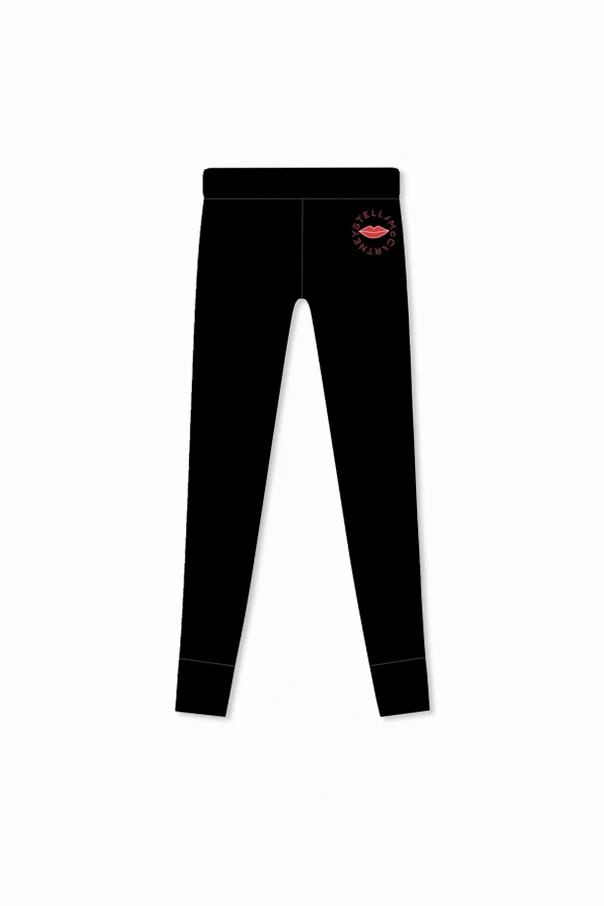 BLACK Leggings with logo