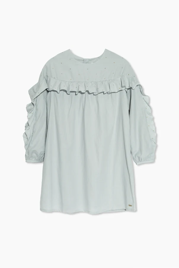 light blue Sequin dress