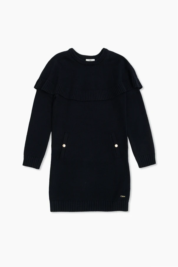 MARINEBLAU Kleid mit Taschen