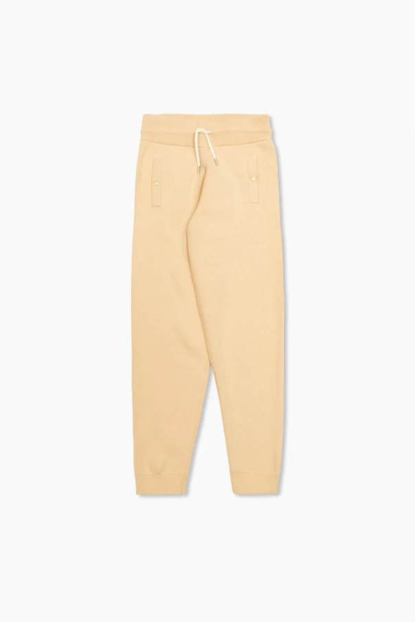 beige Pants with logo