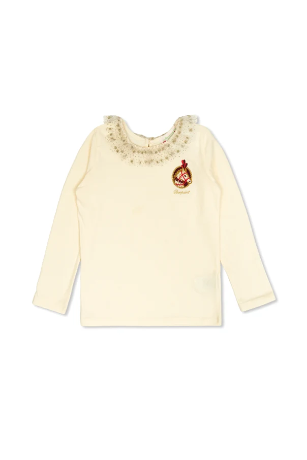 CREME T-Shirt mit Logo