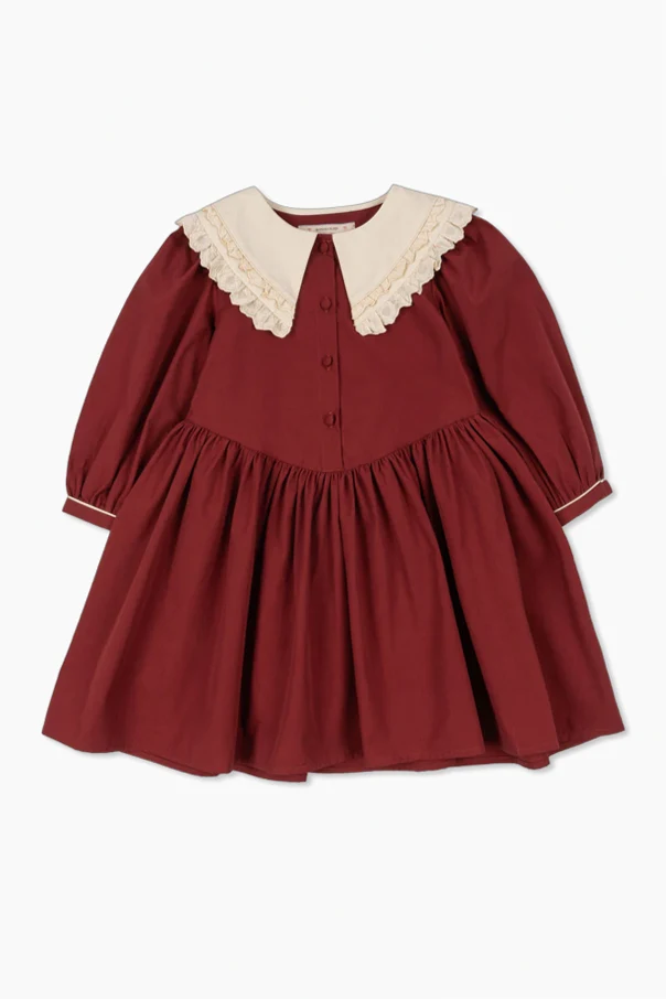 RED Dress with collar