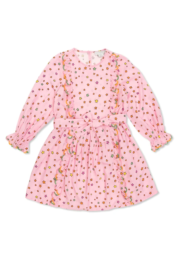 PINK Dress with star motif