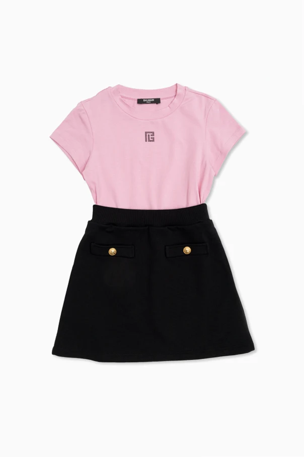 ROSA Kleid mit dekorativen Taschen