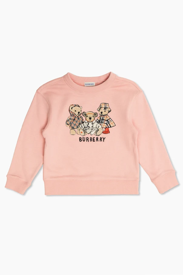 RÓŻOWY Bluza z nadrukiem