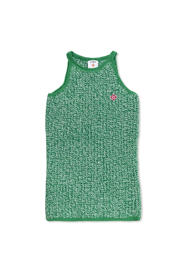 GREEN Sleeveless dress