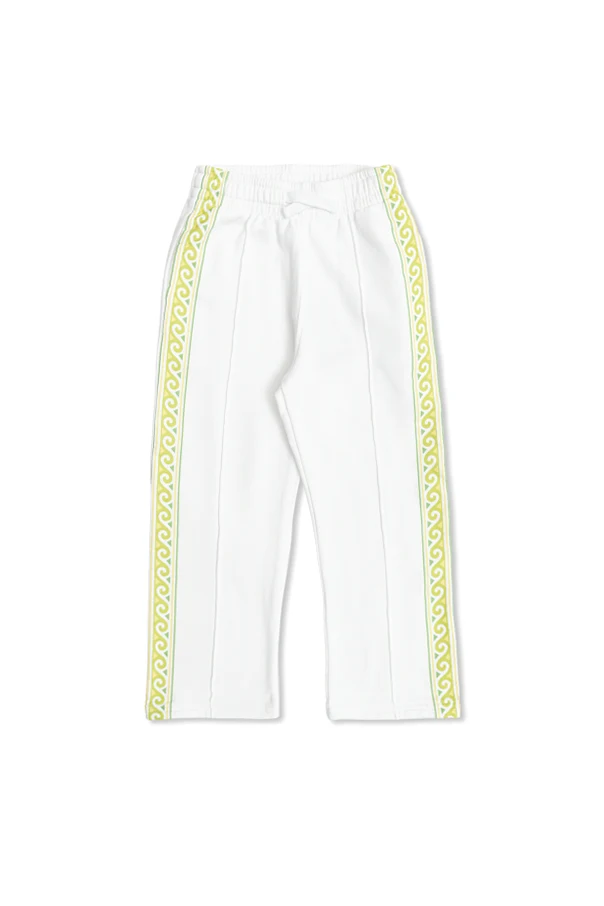 WEISS Sweatpants mit Aufdruck