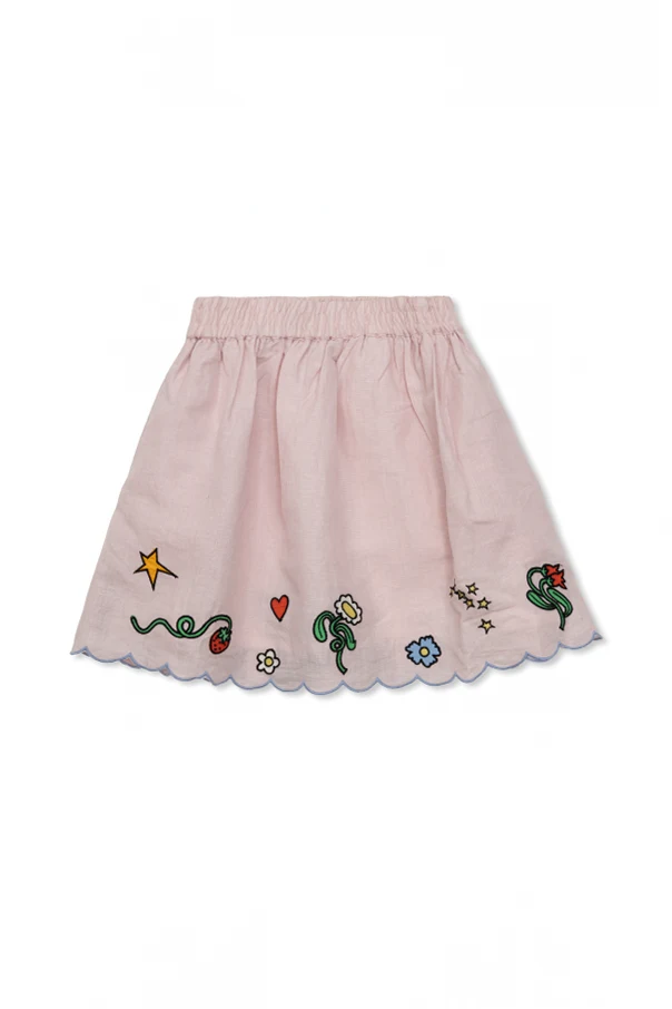 PINK Skirt with patches