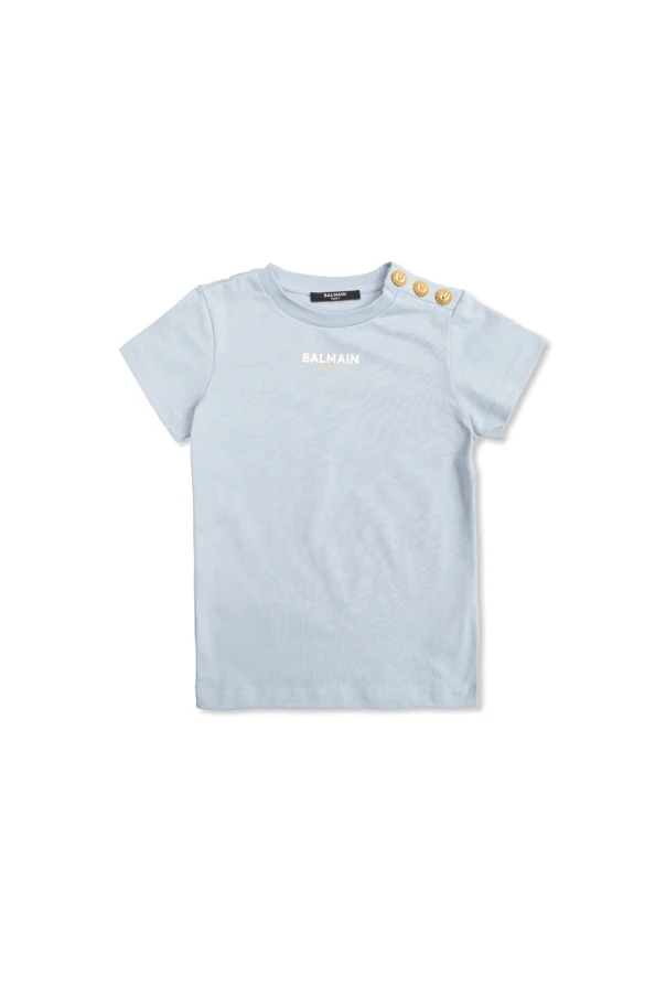 HELLBLAU T-Shirt mit Logo