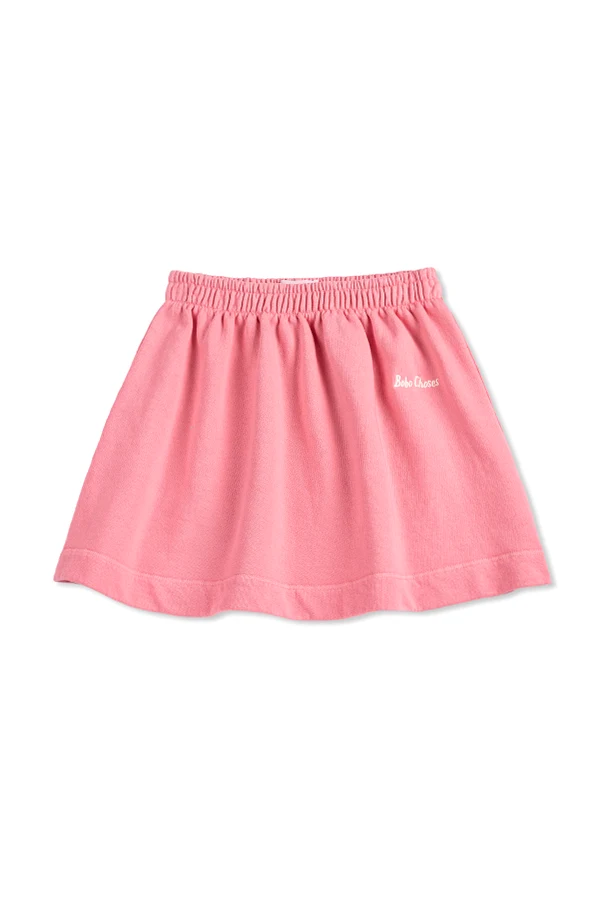 ROSA Baumwollrock mit aufgesticktem Logo