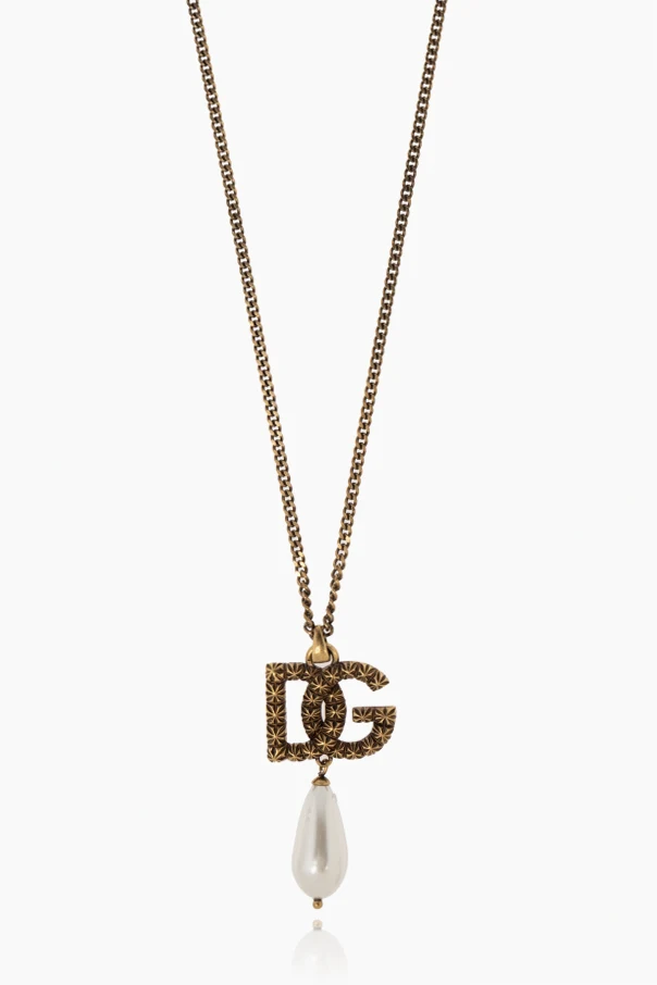 GOLD Halskette mit logo-förmigem Anhänger