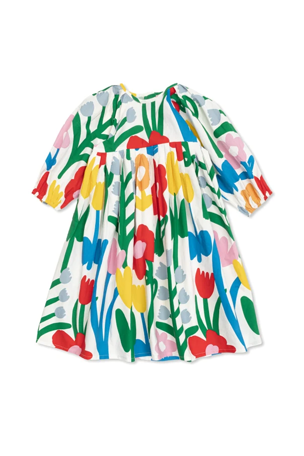 MULTICOLOUR Dress with floral pattern