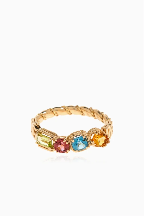 GOLD Ring mit Edelsteinen
