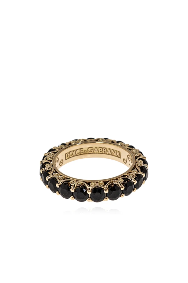 SCHWARZ Ring mit Saphiren