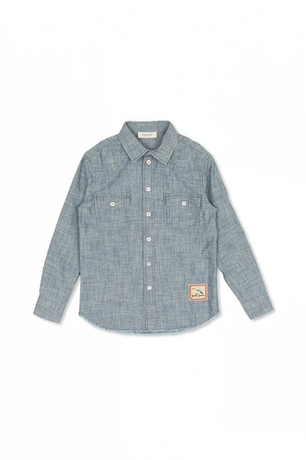 BLUE Denim shirt with patch