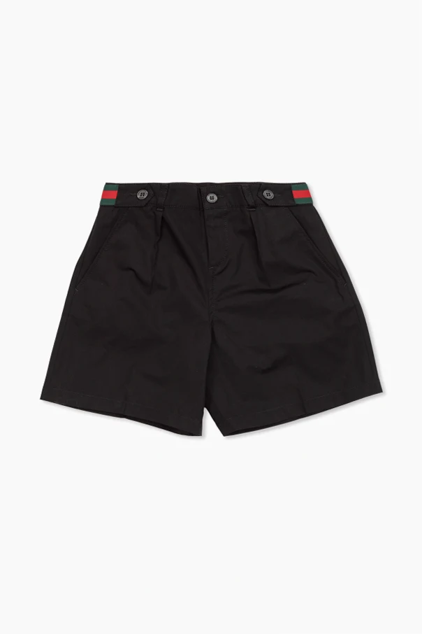 BLACK Cotton shorts