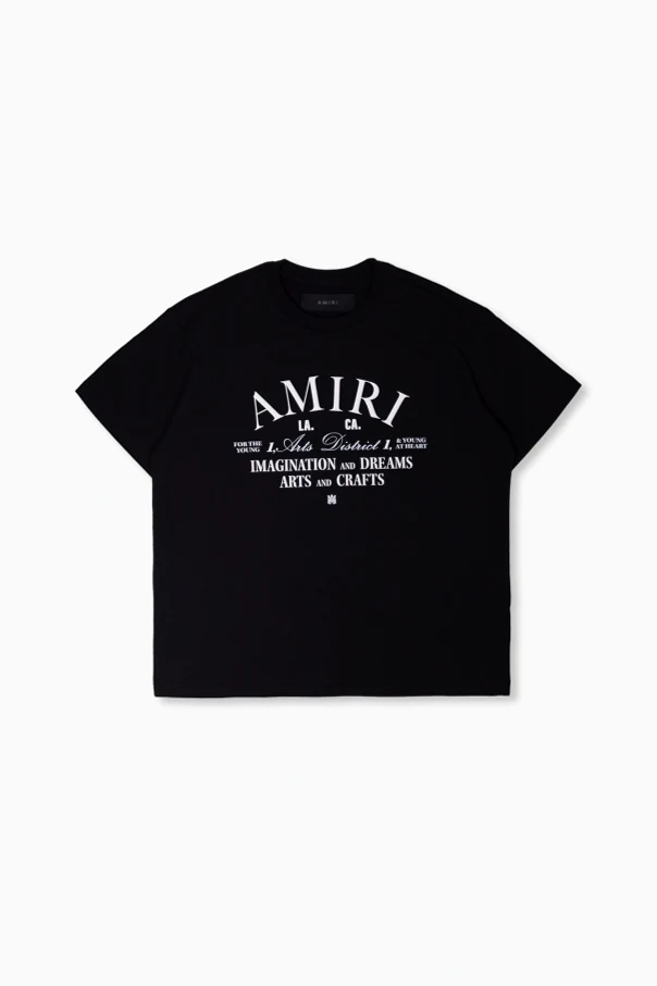 BLACK T-shirt with logo