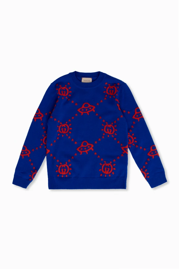 BLUE Monogram sweater