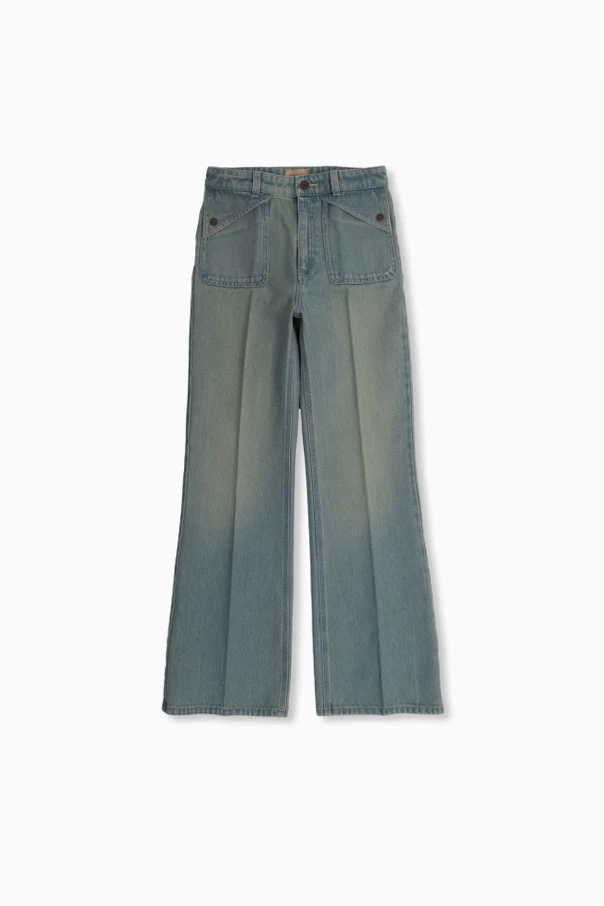 BLUE Flared jeans