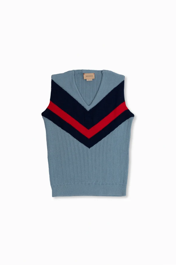 BLUE Vest with logo