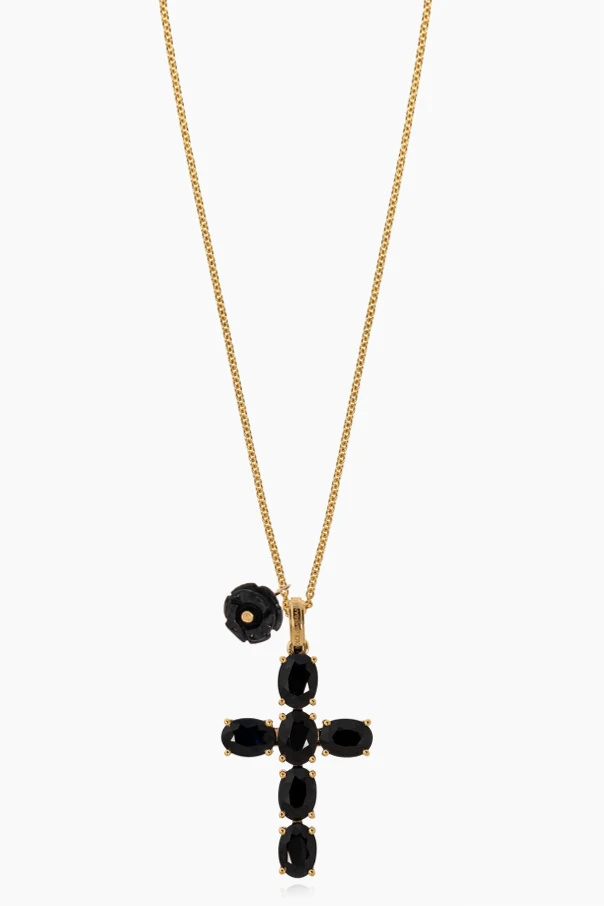 GOLD Halskette mit Saphiren
