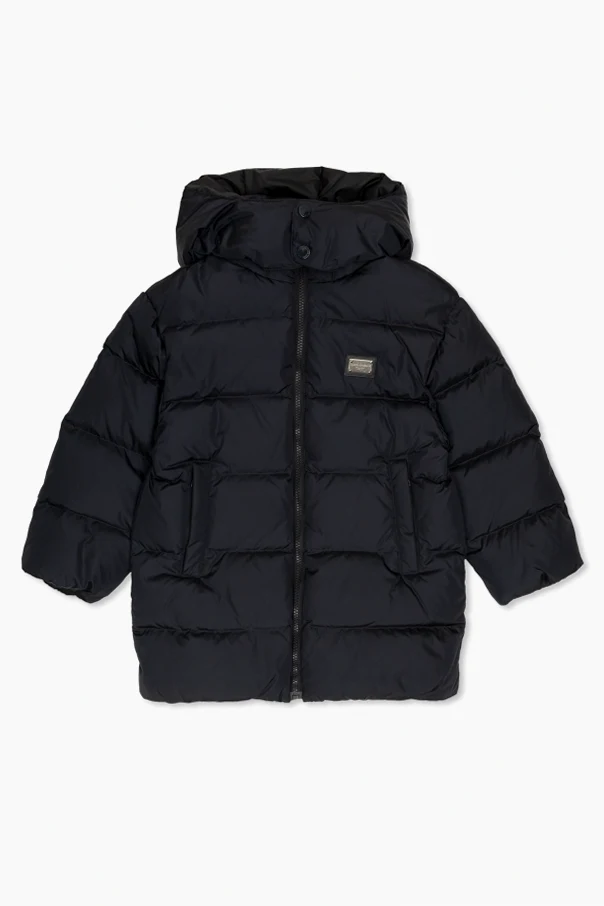 MARINEBLAU Jacke mit abnehmbarem Kapuze