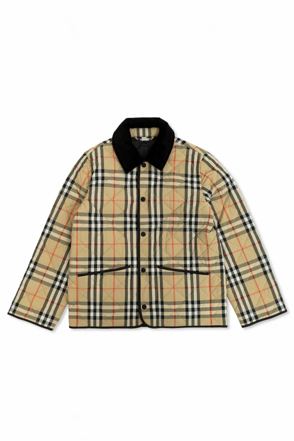 BEIGE Jacke mit Karomuster