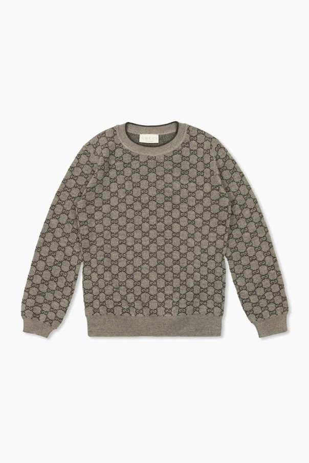 GREY Sweater with "GG" pattern